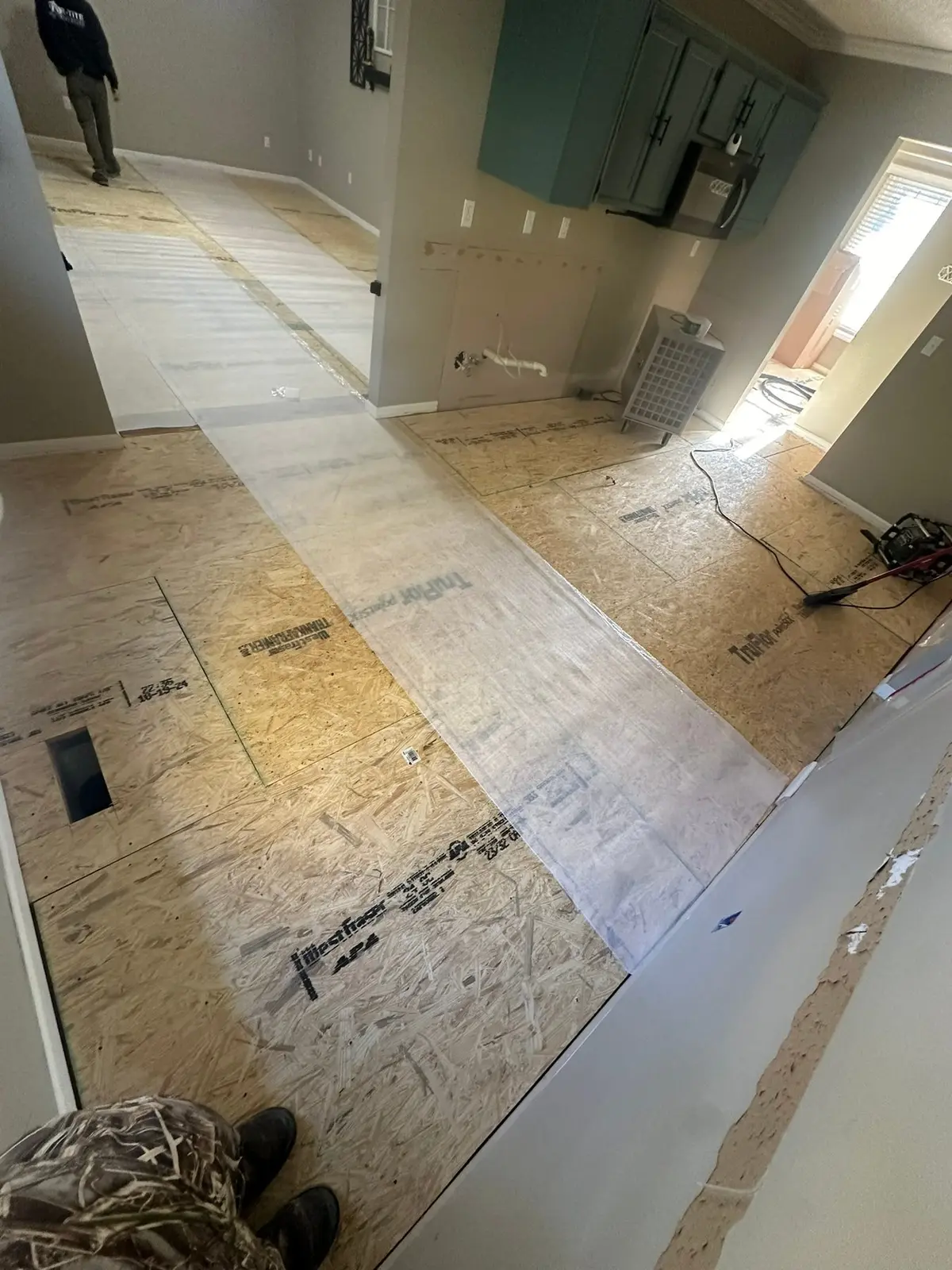 Whole-House Floor Tear-Out, New Subfloor and Wood-Look Plank — Progress photo 35
