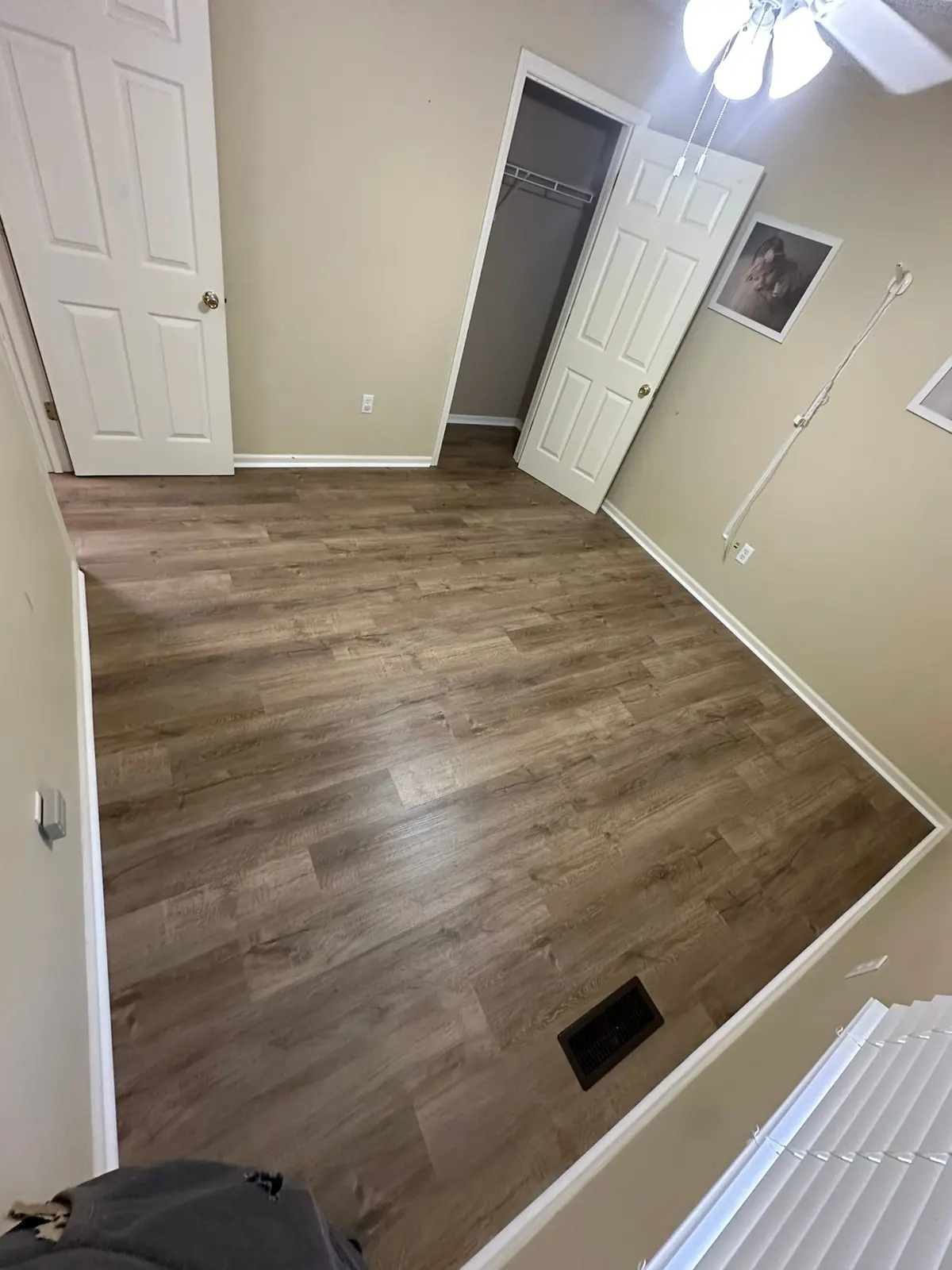 Whole-House Floor Tear-Out, New Subfloor and Wood-Look Plank — finished photo 12