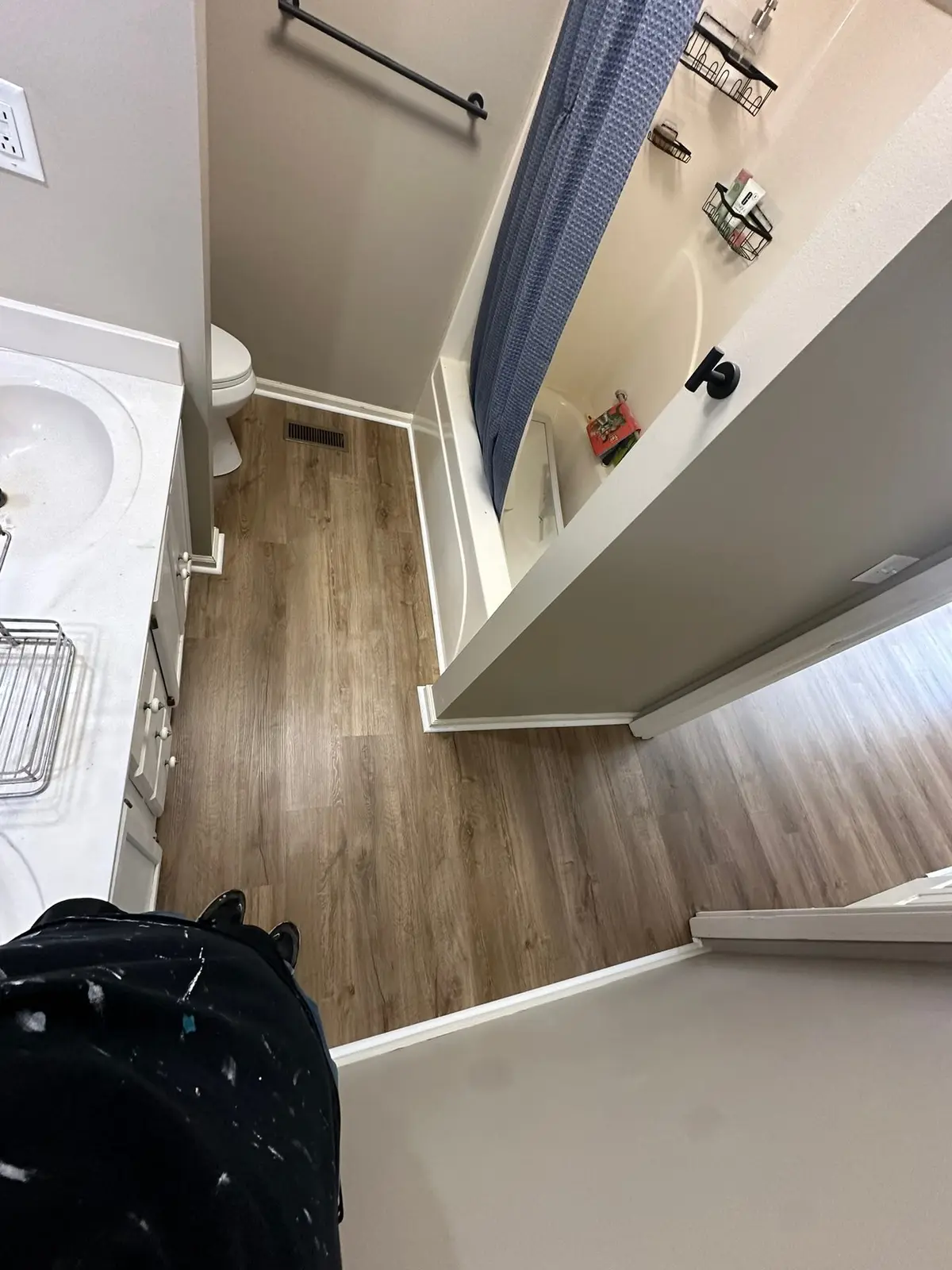 Whole-House Floor Tear-Out, New Subfloor and Wood-Look Plank — finished photo 16