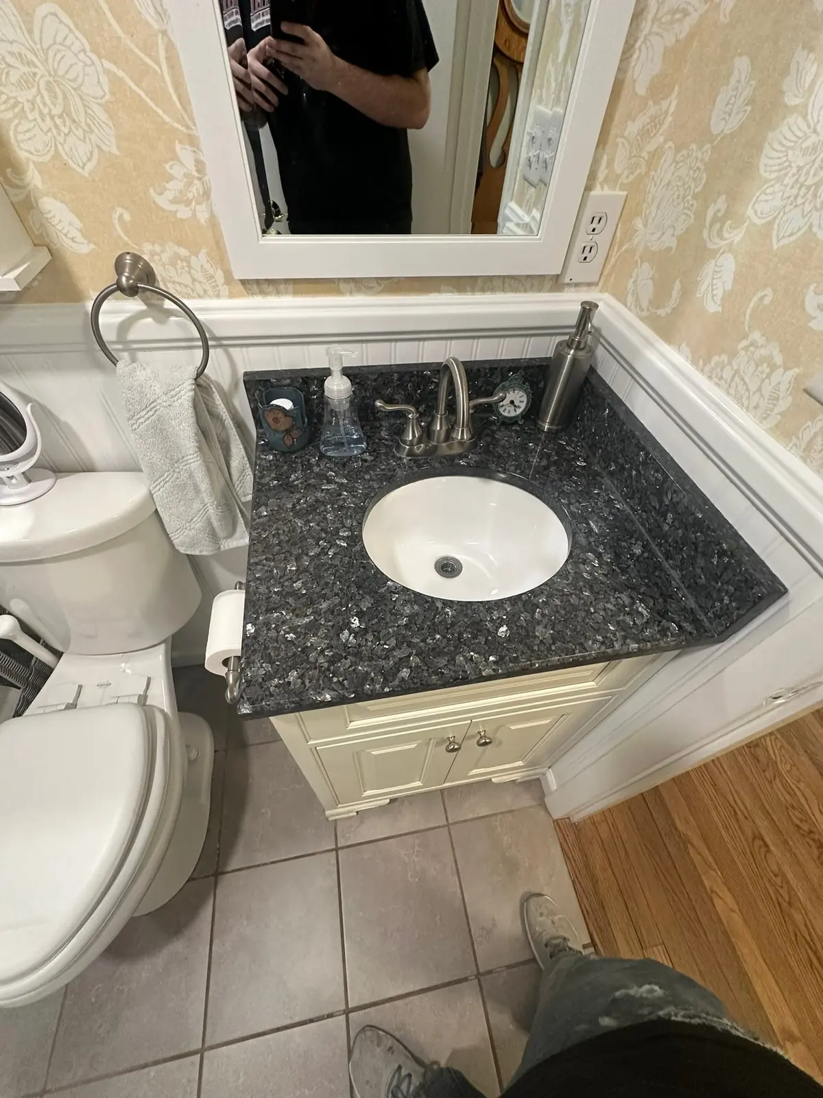 Small Bathroom Project · original photo 2002
