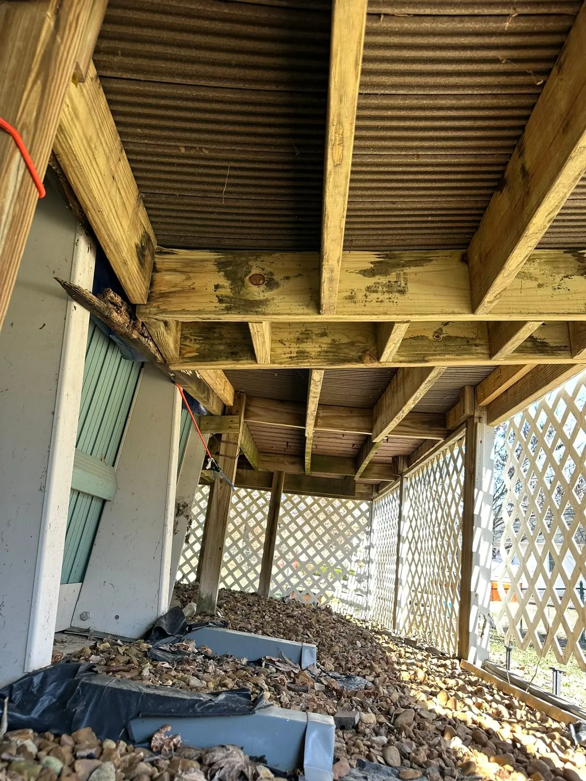 Raised Deck Repair · original photo 2060