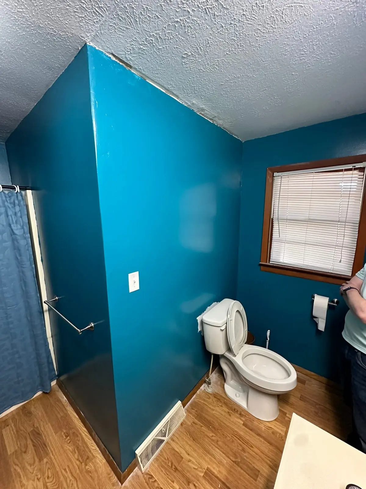 Teal Bathroom Repaint