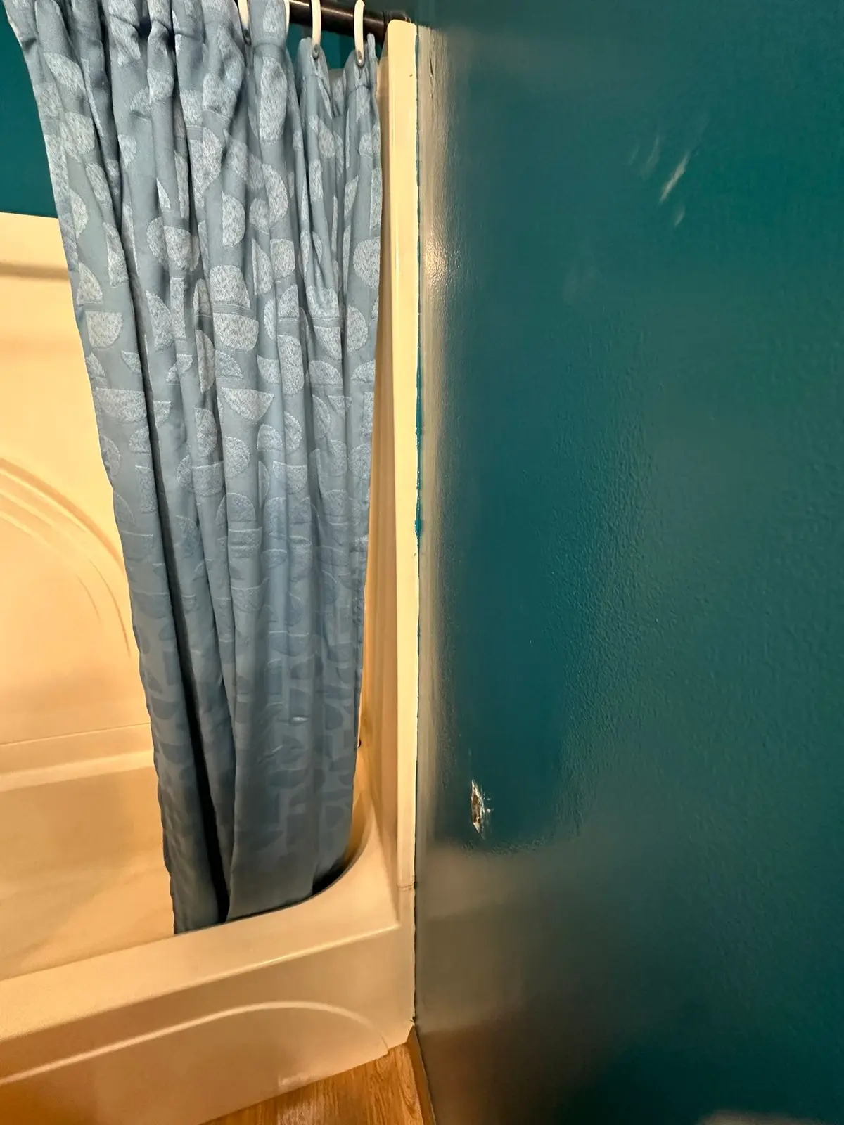 Teal Bathroom Repaint · original photo 1971
