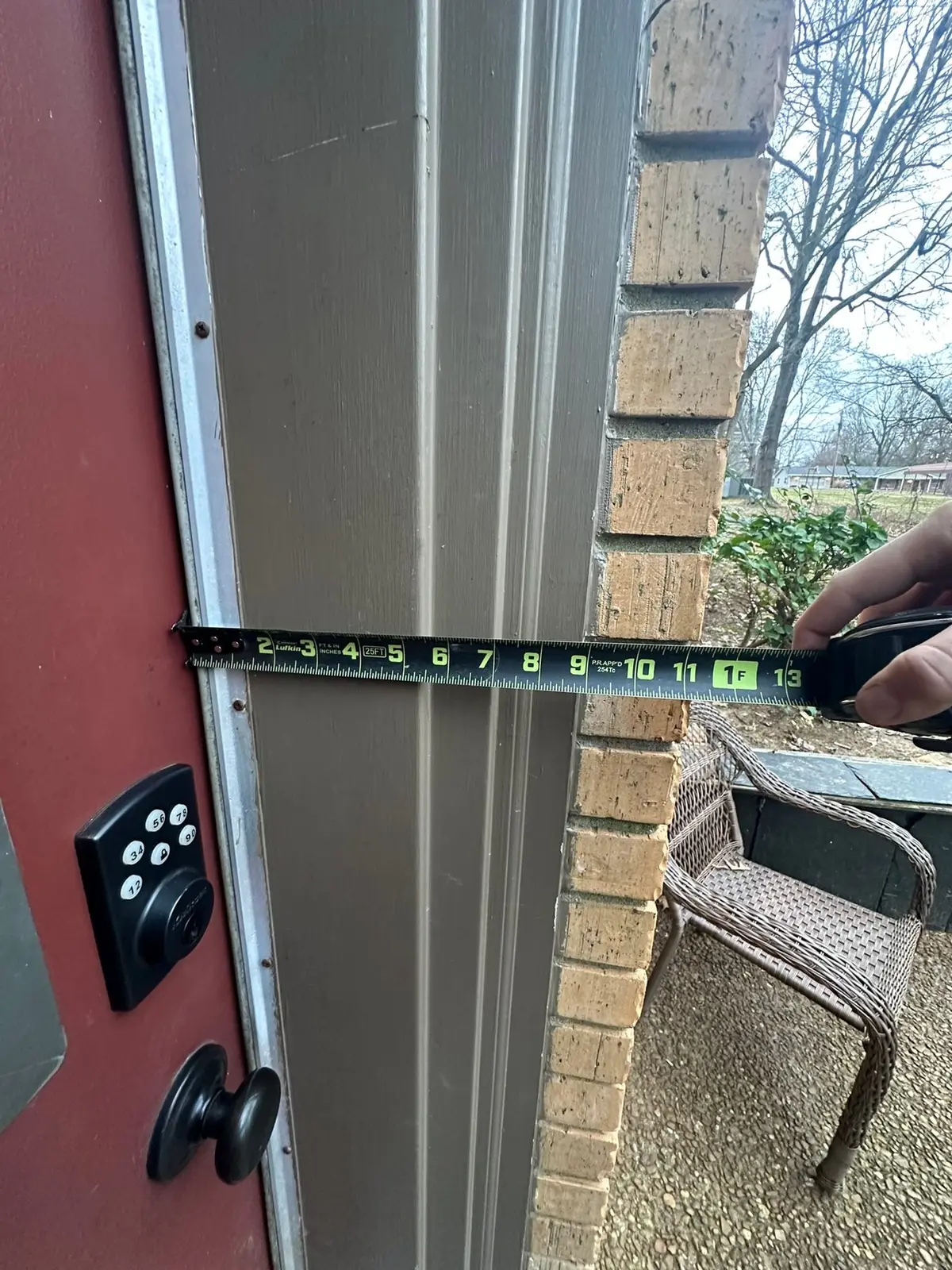 Brick Home Door Project · original photo 1898