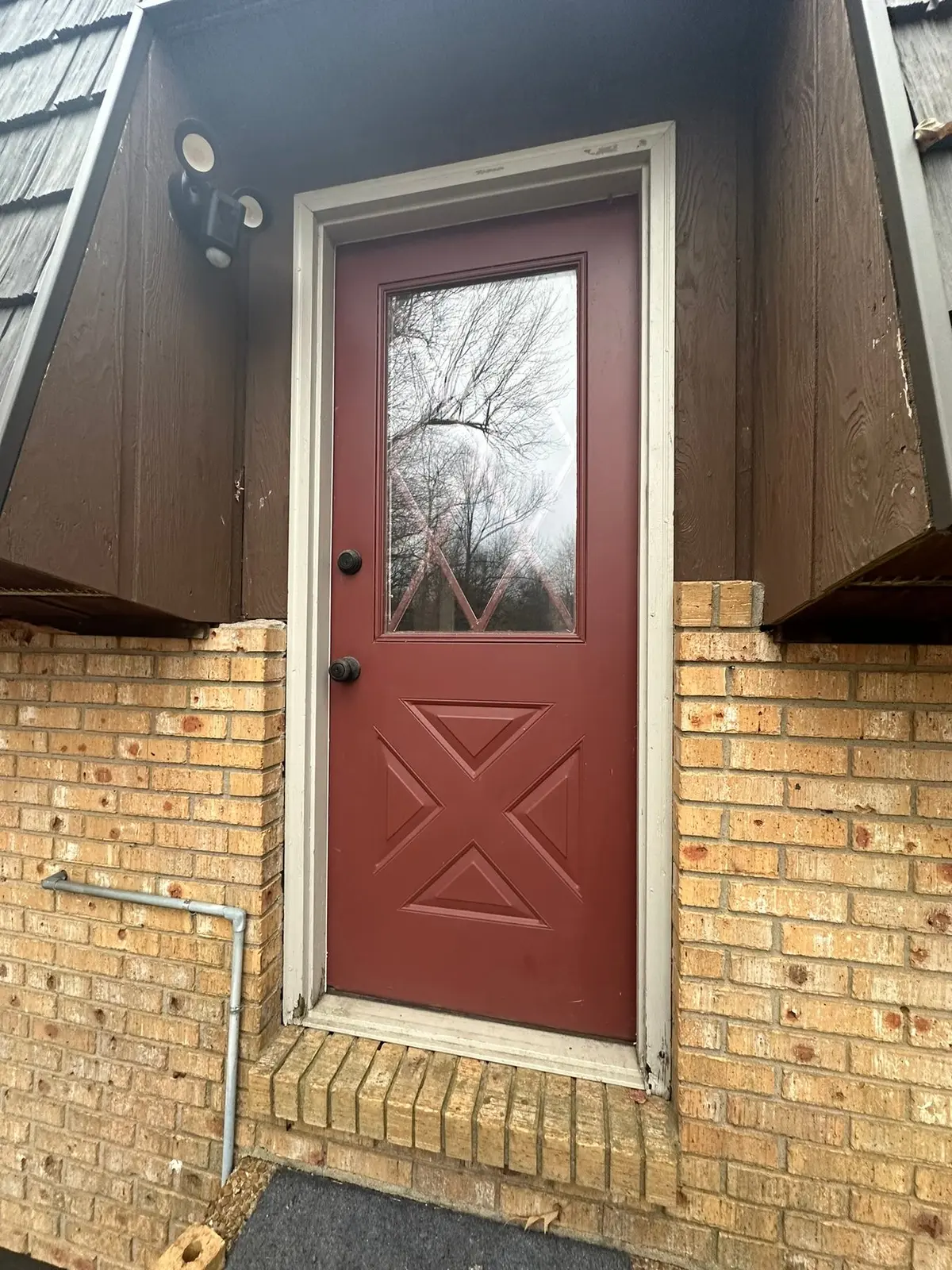 Brick Home Door Project · original photo 1901
