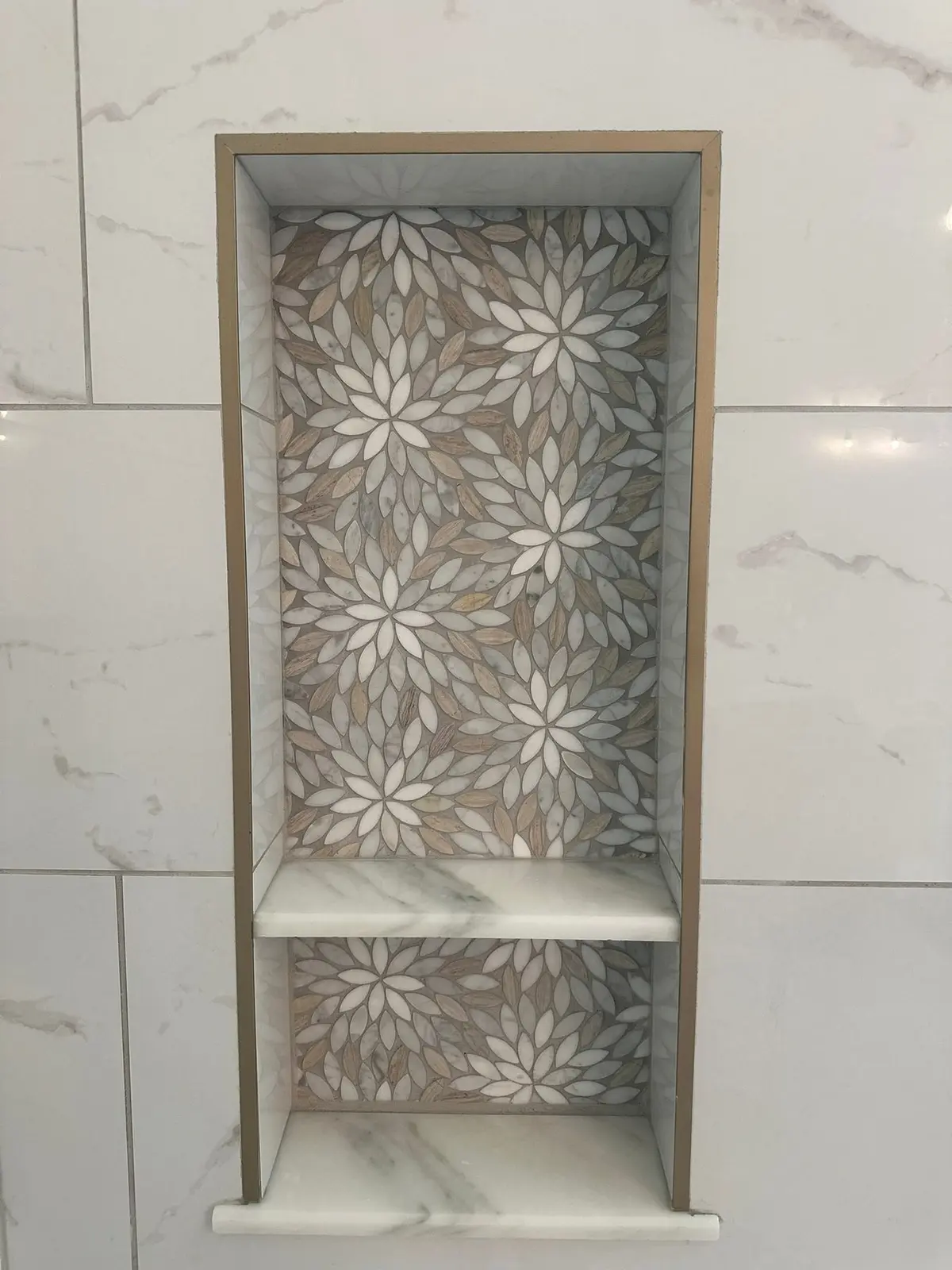 Master Bath Curbless Shower and Freestanding Tub — finished photo 6