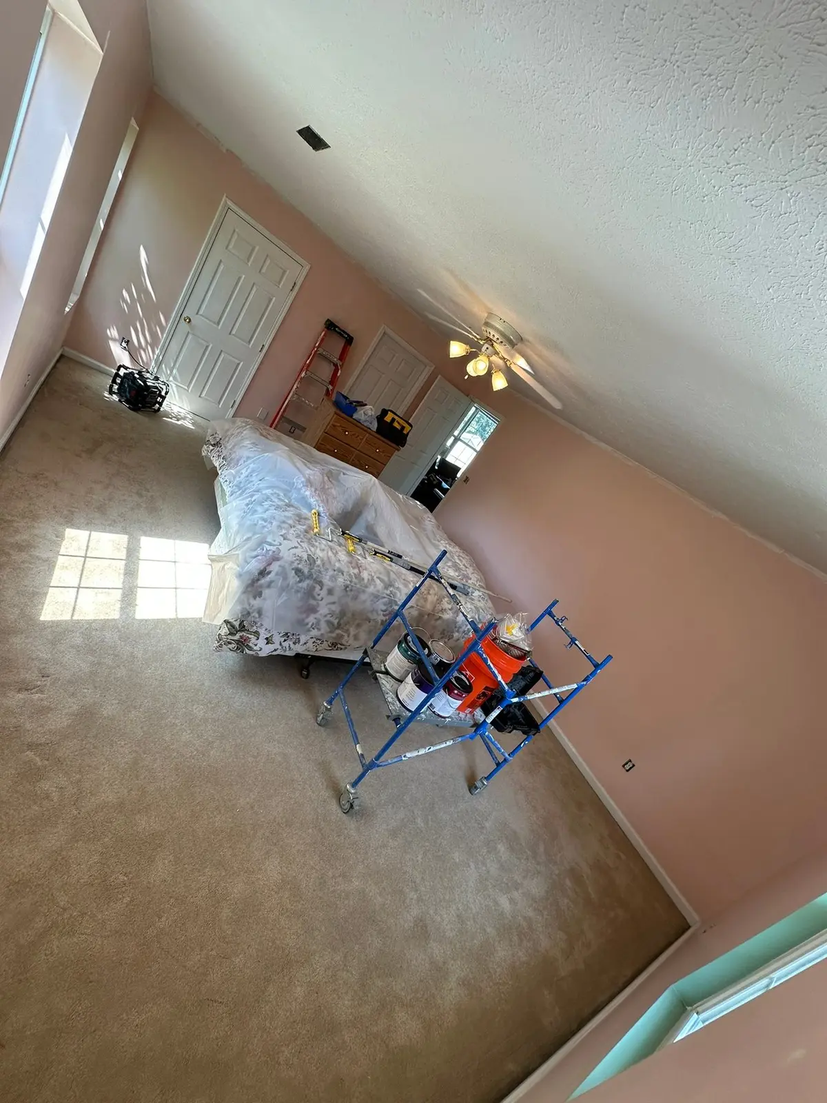 Bedroom and Bathroom Repaint — Before photo 2