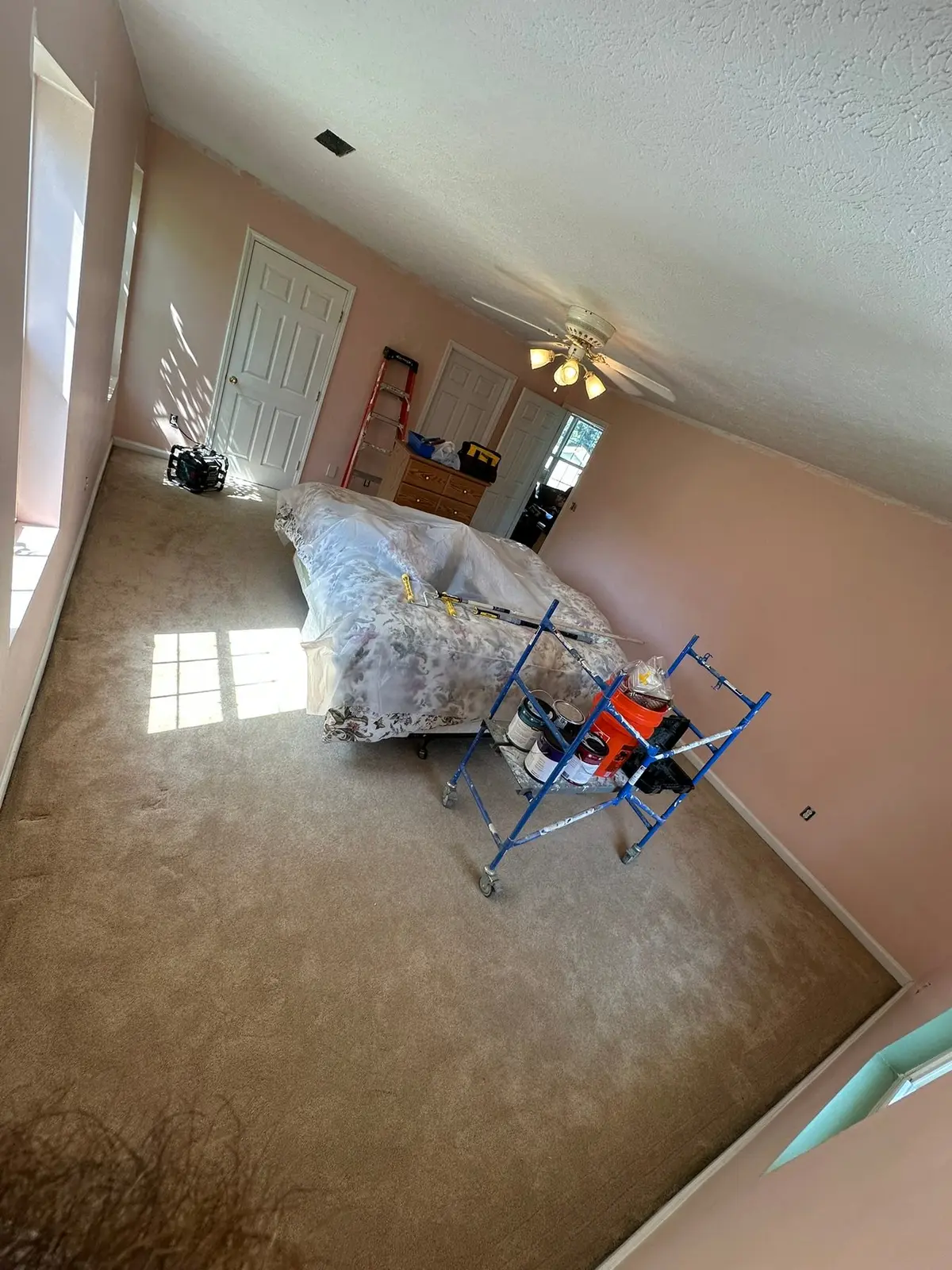 Bedroom and Bathroom Repaint — Before photo 3