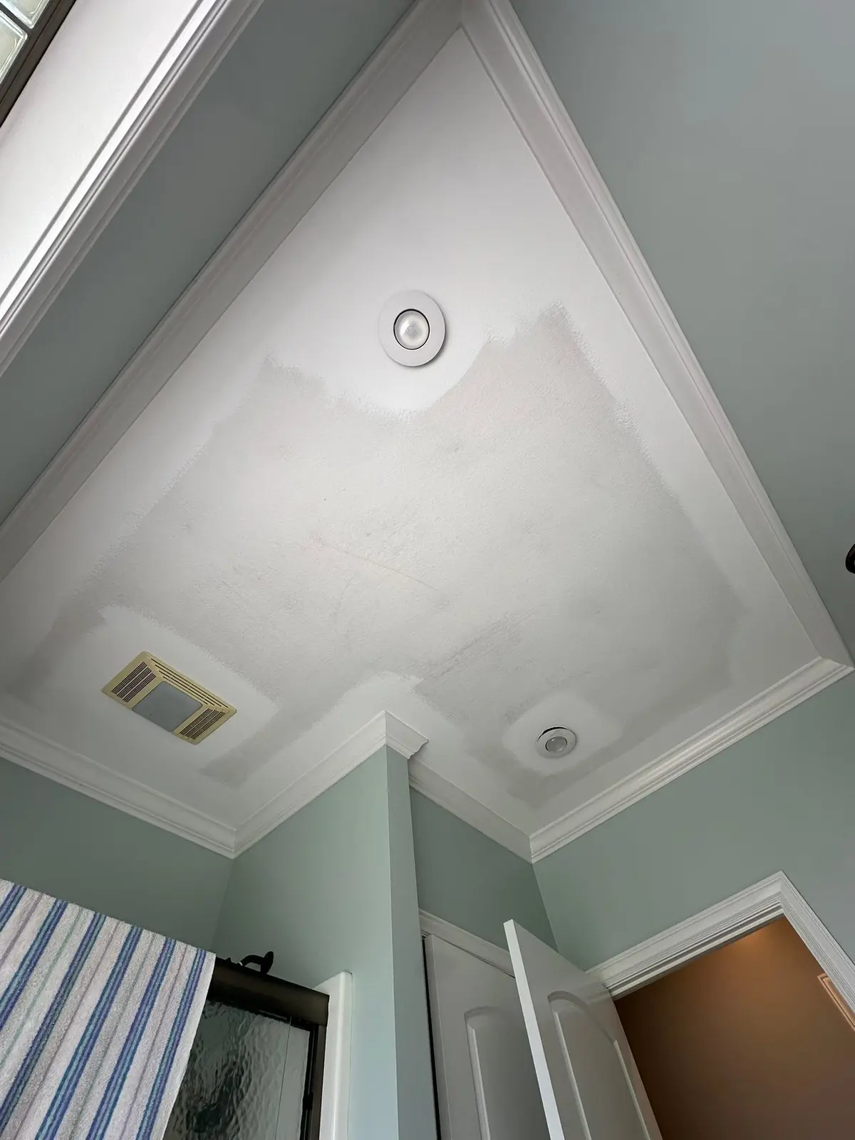 During work — Multi-Room Interior with Tray Ceilings