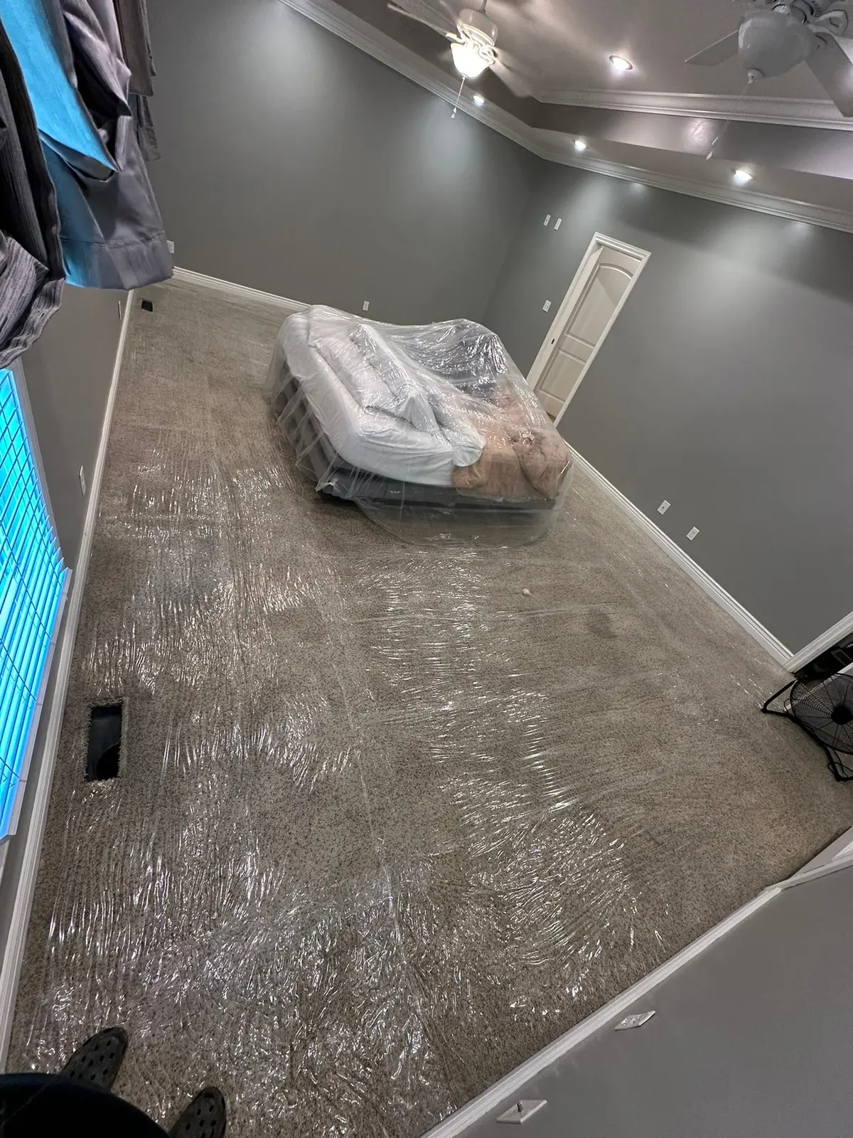Multi-Room Interior with Tray Ceilings — Progress photo 7