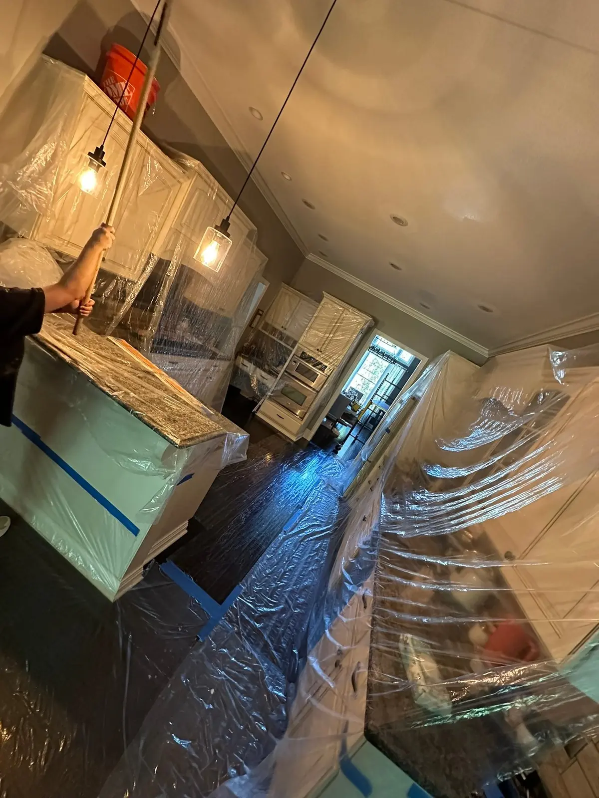 Multi-Room Interior with Tray Ceilings — Progress photo 10