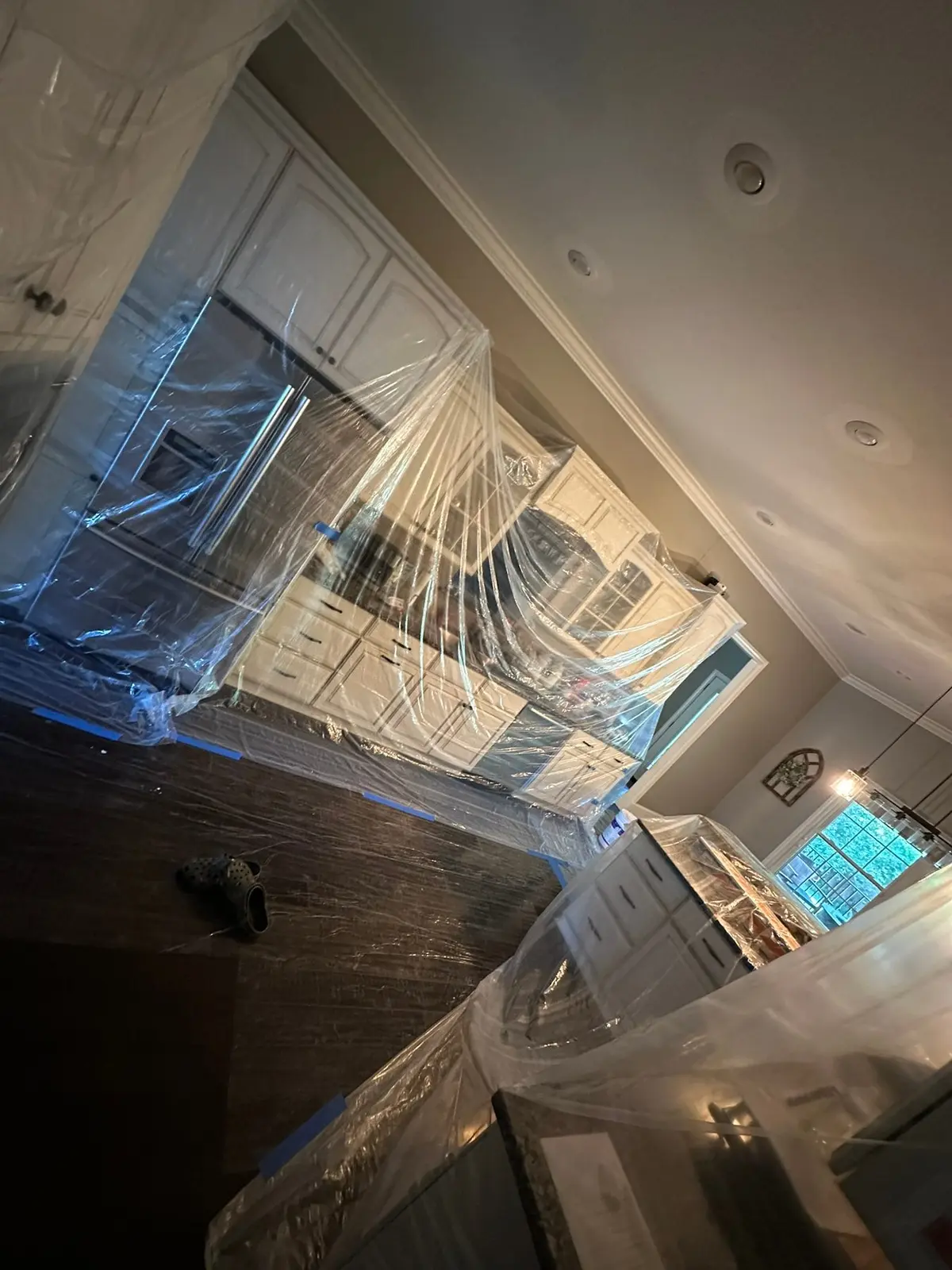 Multi-Room Interior with Tray Ceilings — Progress photo 11