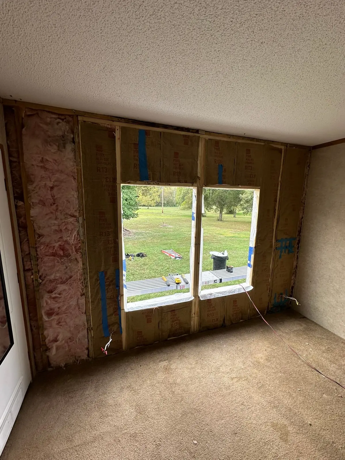 Mobile Home Wall Rebuild — Progress photo 8