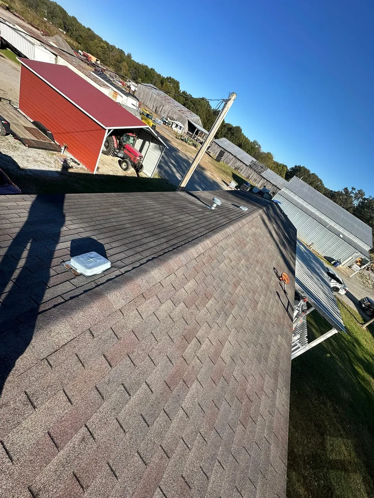 Before — Tear-Off, New Decking and Architectural Shingles