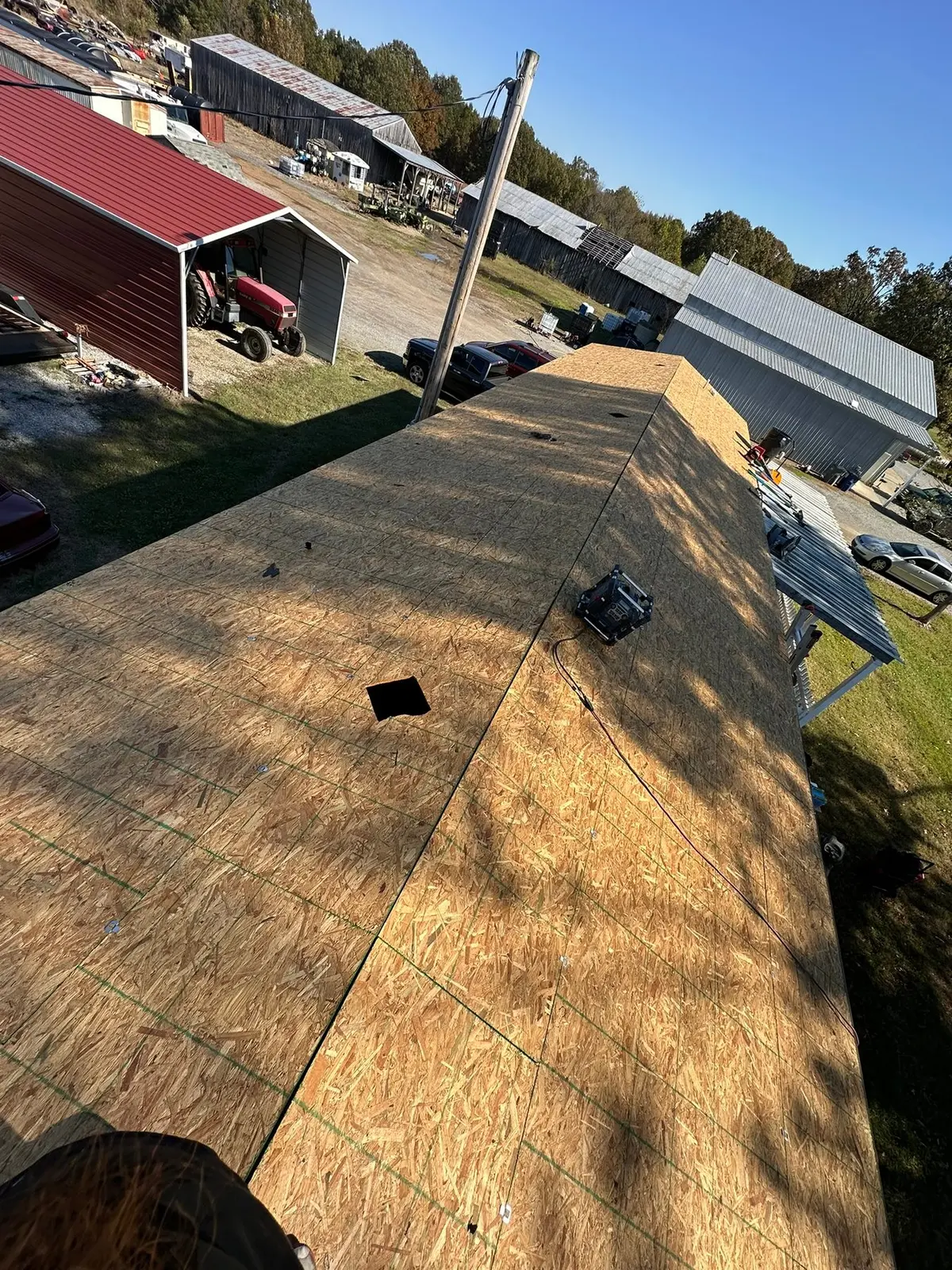 Tear-Off, New Decking and Architectural Shingles — Progress photo 1