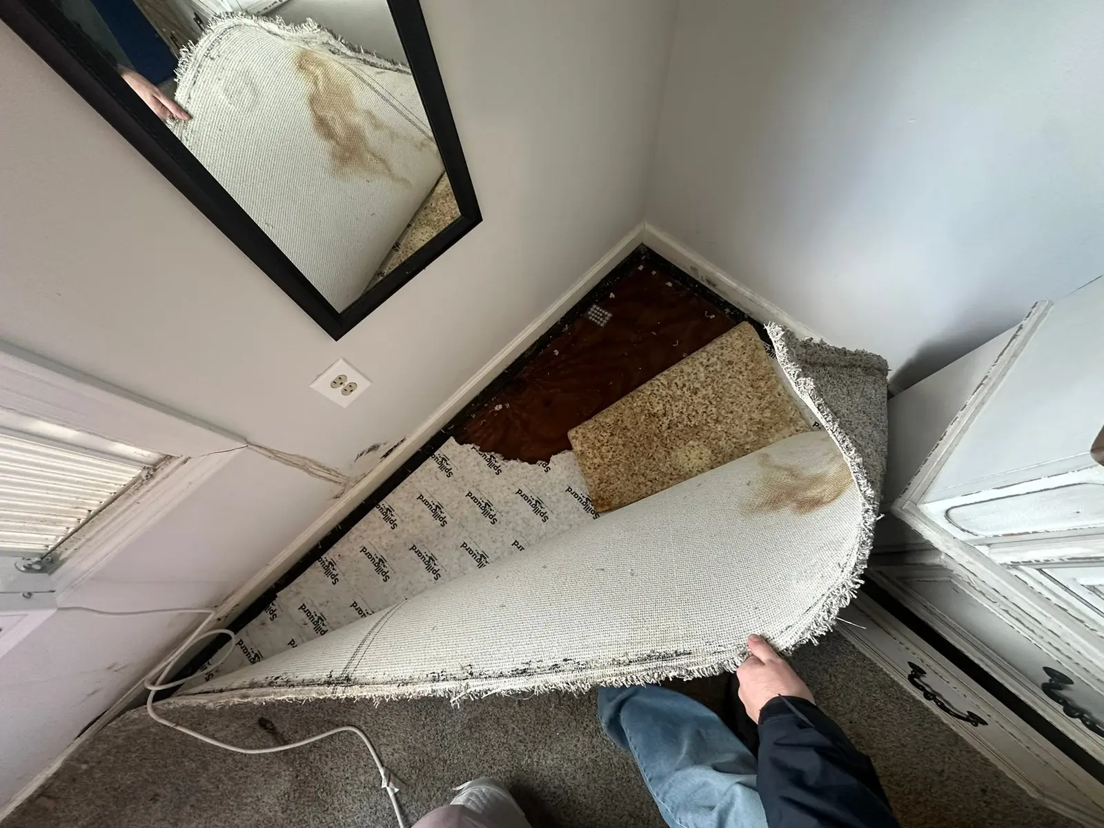 Bedroom Wall and Floor Rebuild