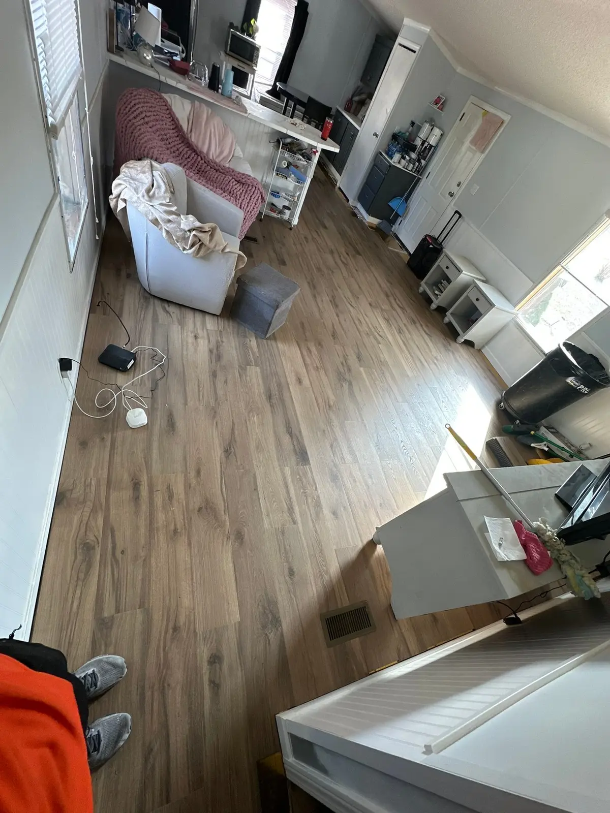 Kitchen, Hall, Bedroom and Bath Wood-Look Plank — finished photo 6