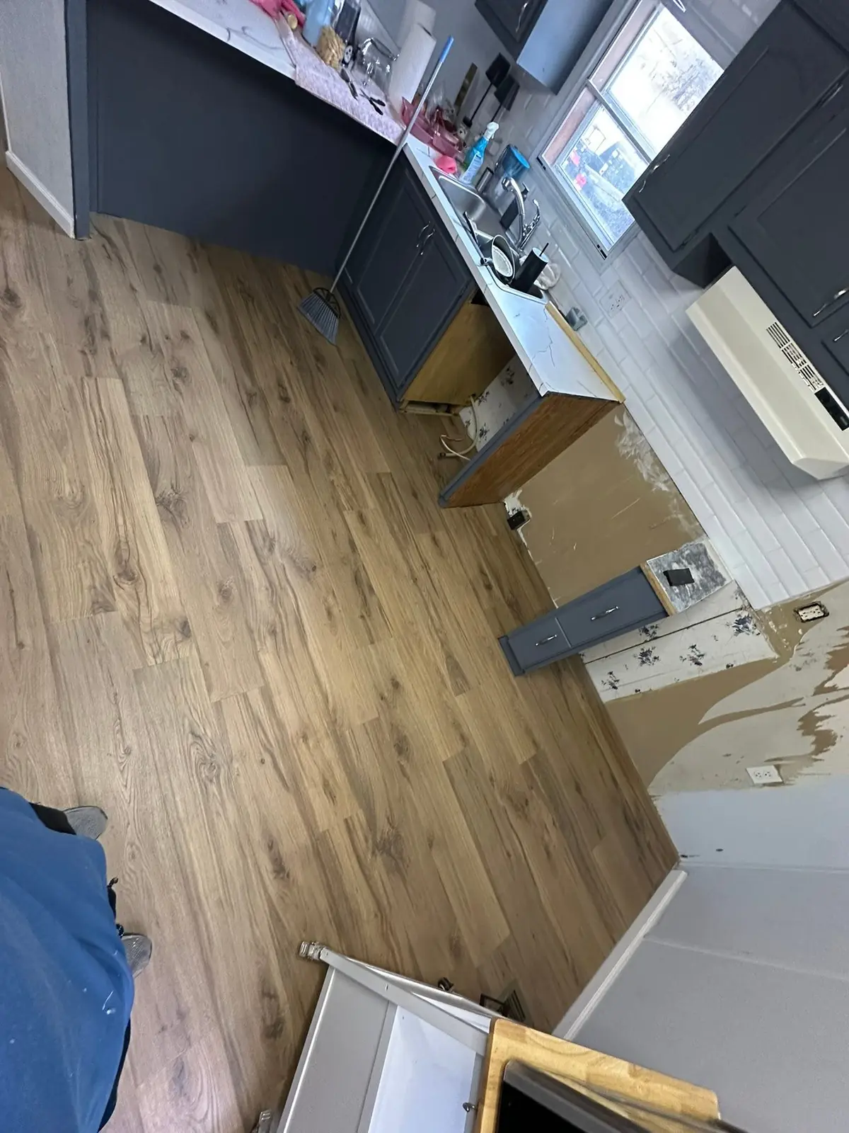 Kitchen, Hall, Bedroom and Bath Wood-Look Plank — finished photo 4