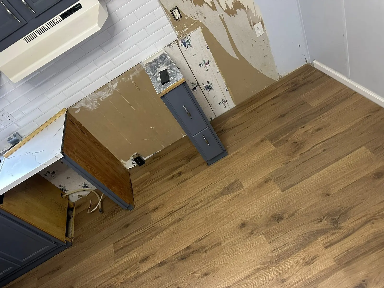 Kitchen, Hall, Bedroom and Bath Wood-Look Plank — finished photo 12