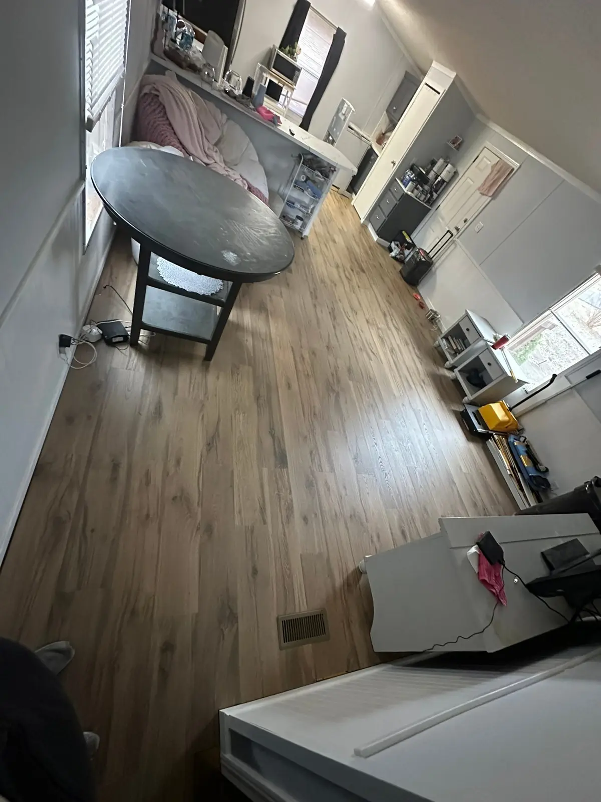 Kitchen, Hall, Bedroom and Bath Wood-Look Plank — finished photo 5