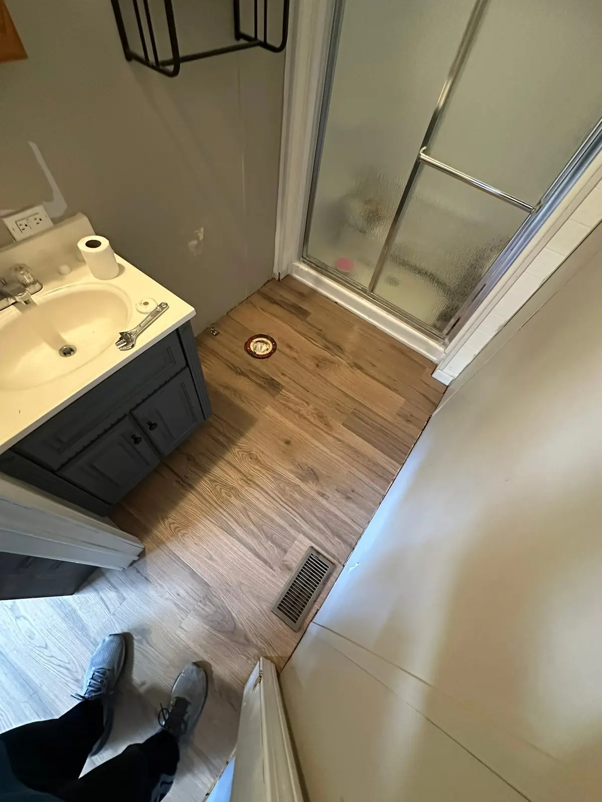 Kitchen, Hall, Bedroom and Bath Wood-Look Plank — finished photo 14