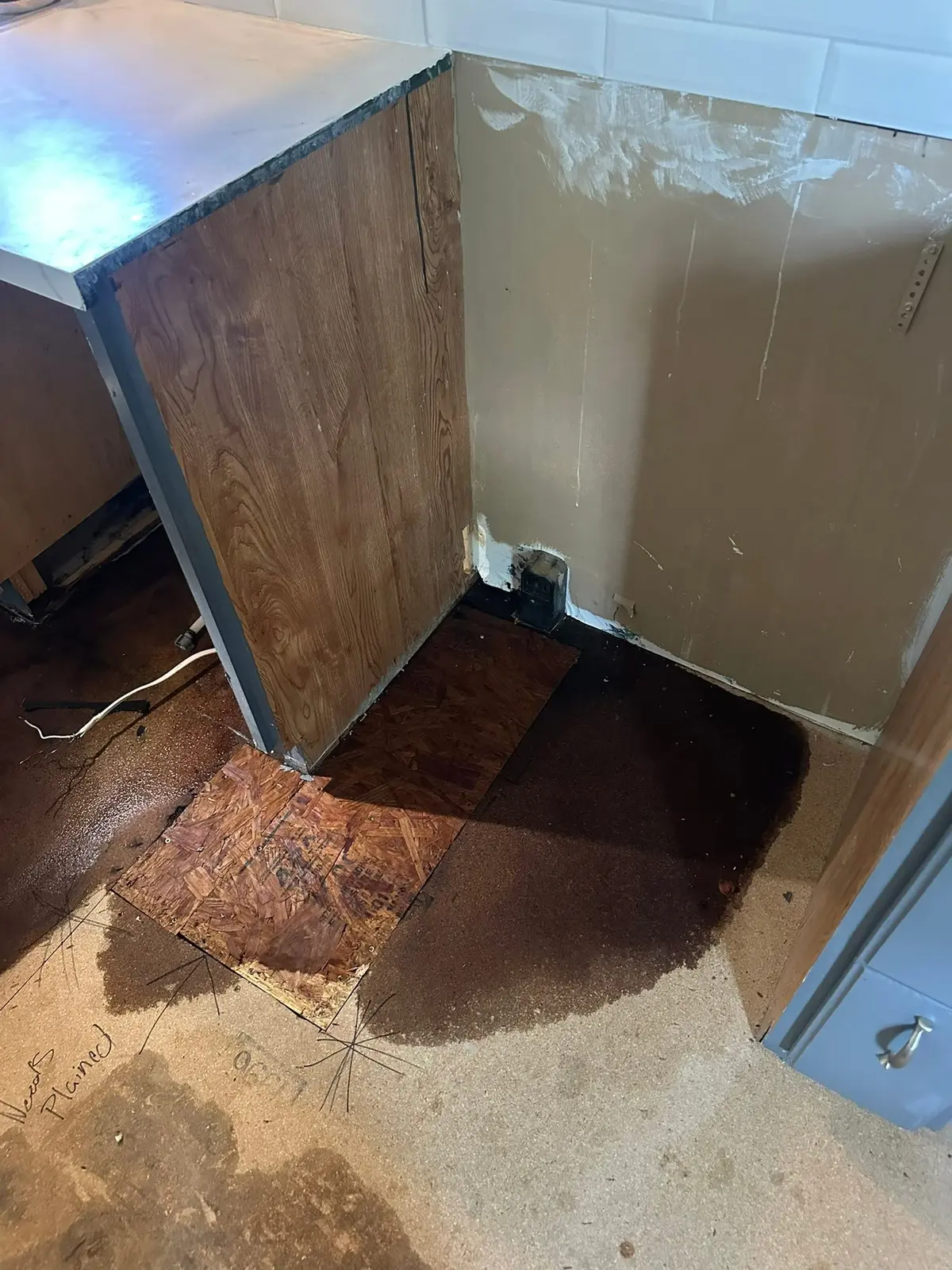 Kitchen, Hall, Bedroom and Bath Wood-Look Plank — Progress photo 12