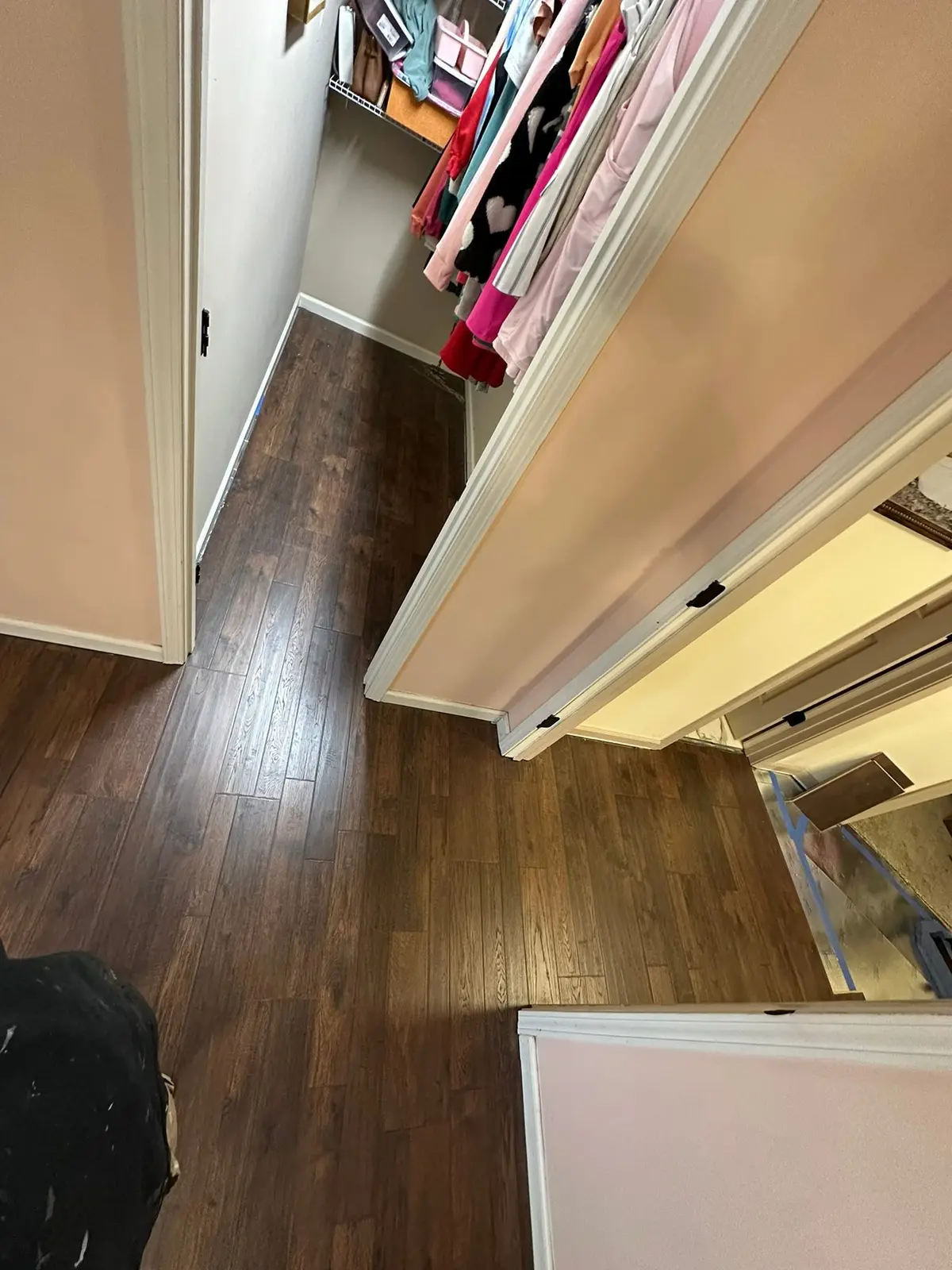 Dark Wood-Look Plank Through Main Living Areas — finished photo 13