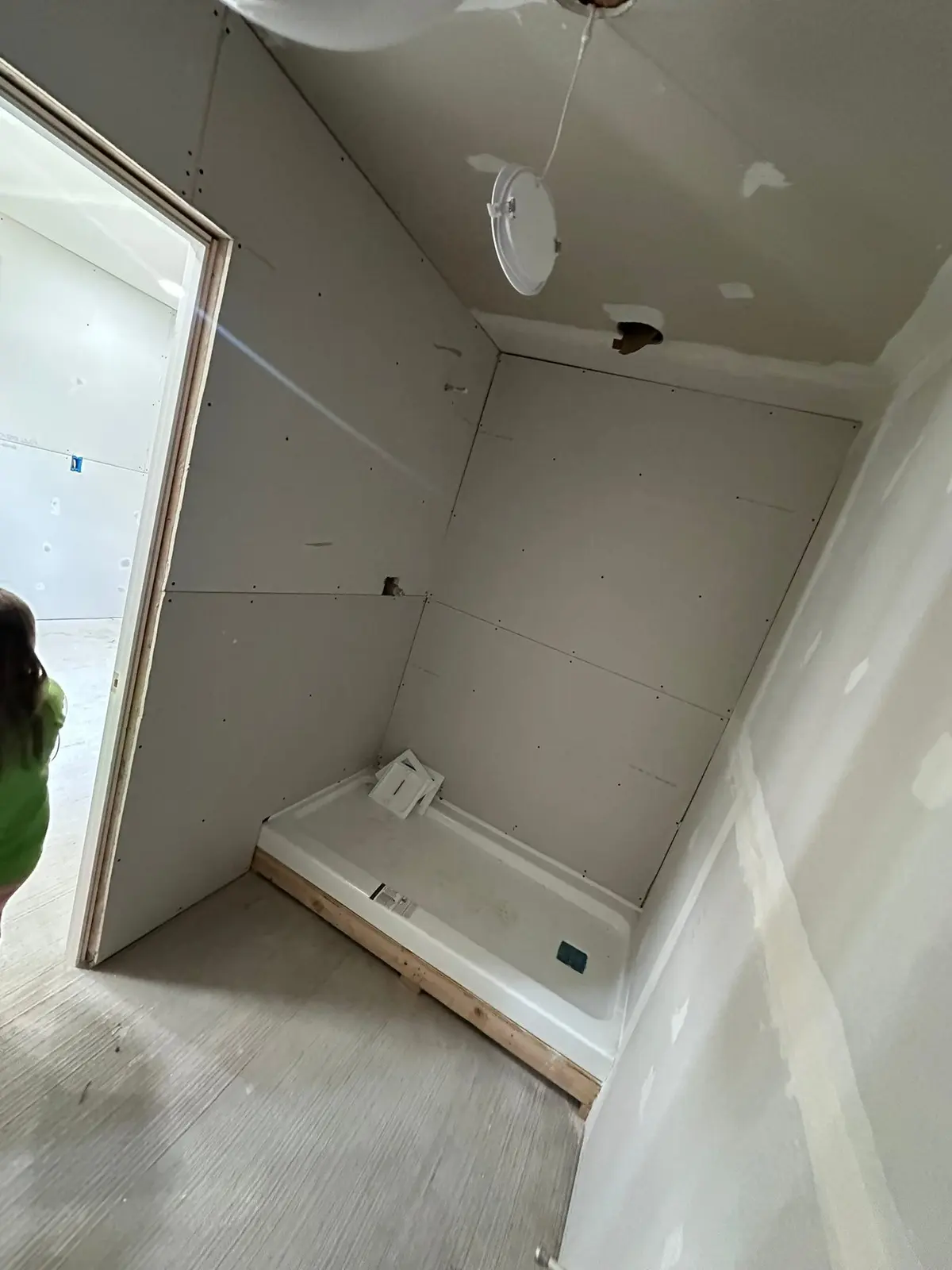 Interior Rebuild, New Drywall Over Concrete Slab — Progress photo 1