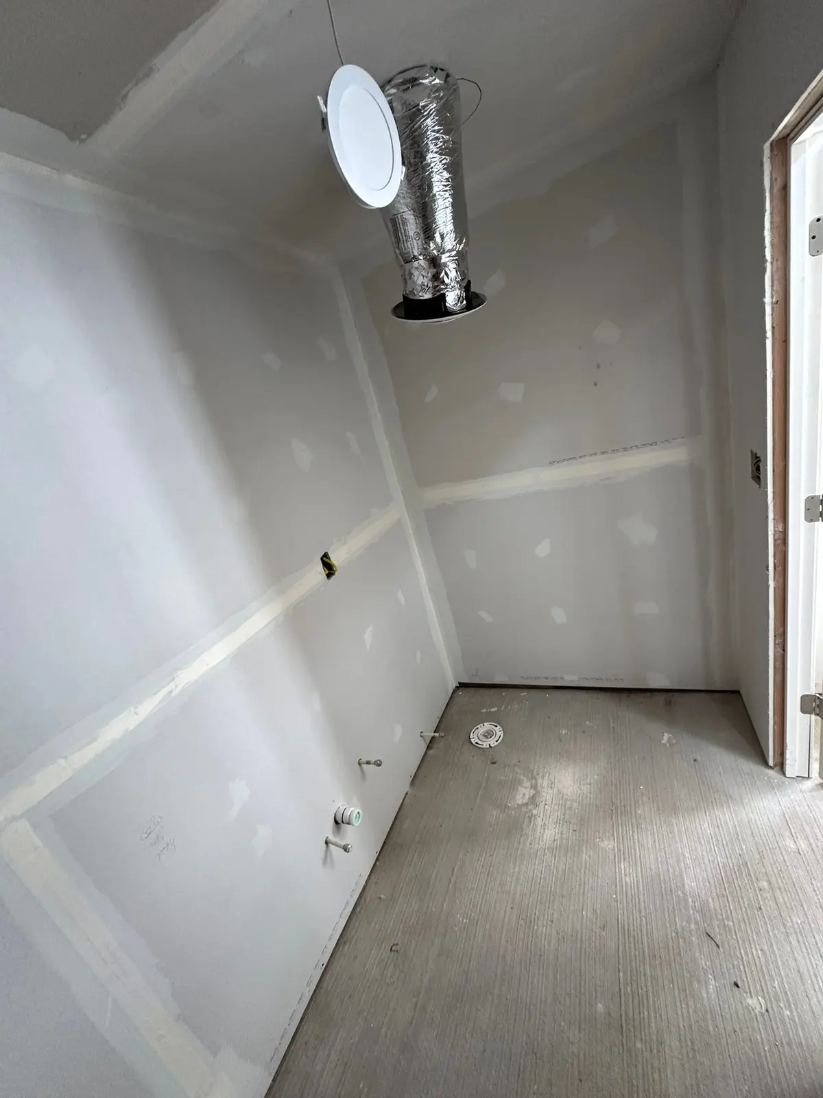 Interior Rebuild, New Drywall Over Concrete Slab — Progress photo 2