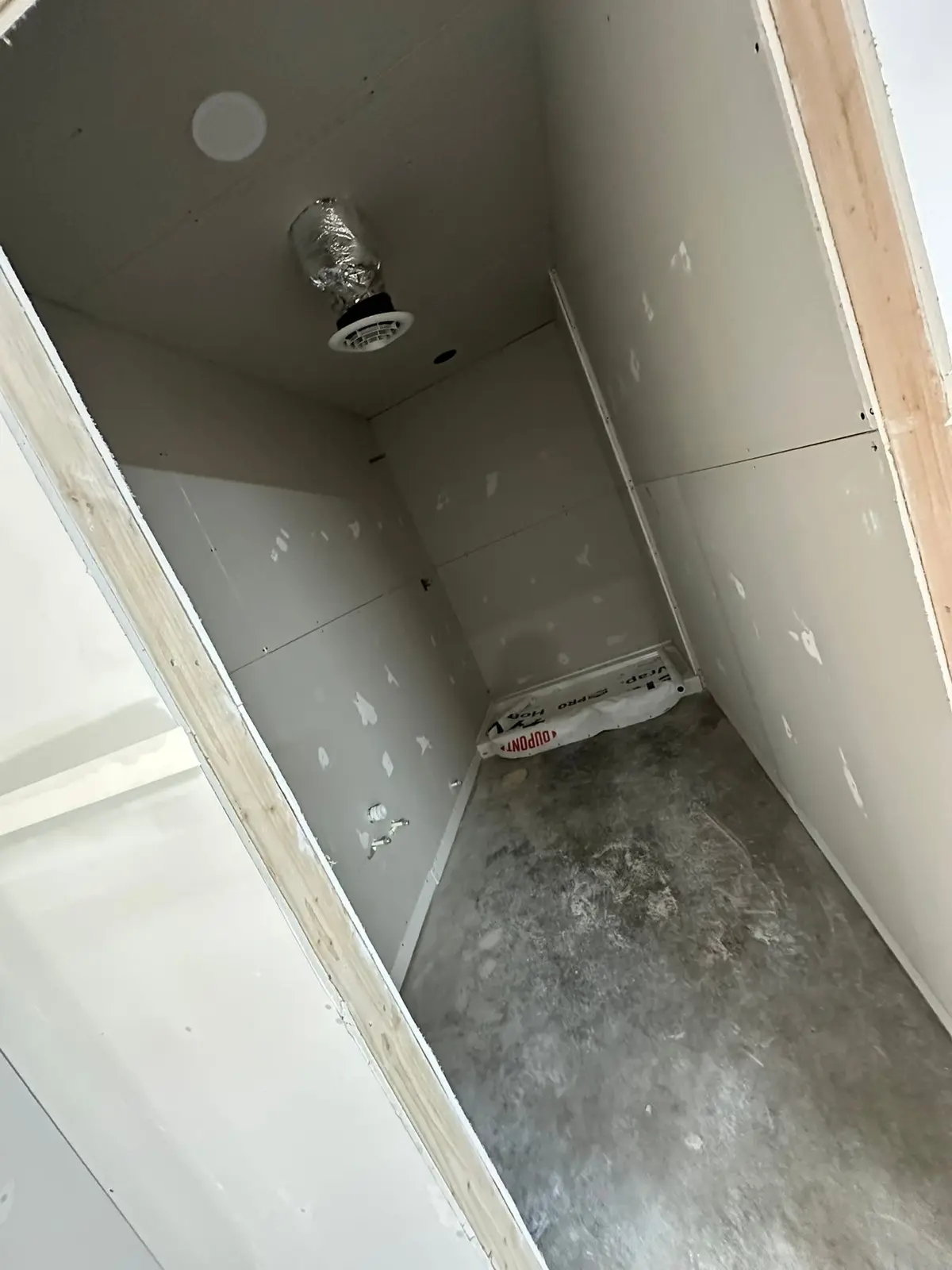 Interior Rebuild, New Drywall Over Concrete Slab — Progress photo 3