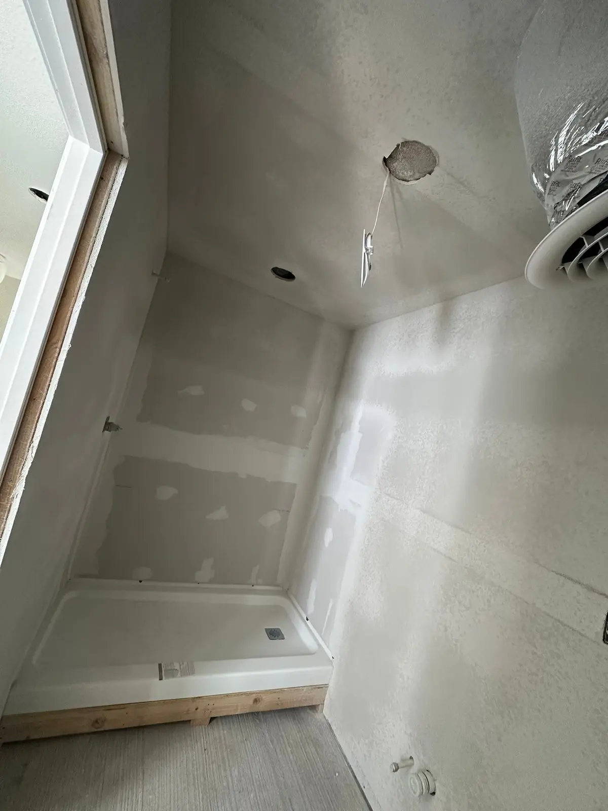 Interior Rebuild, New Drywall Over Concrete Slab — progress photo 6