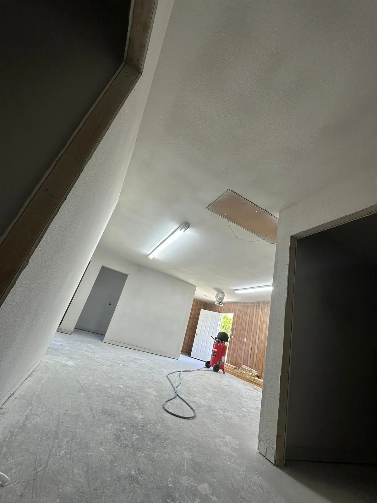 Interior Rebuild, New Drywall Over Concrete Slab — progress photo 2