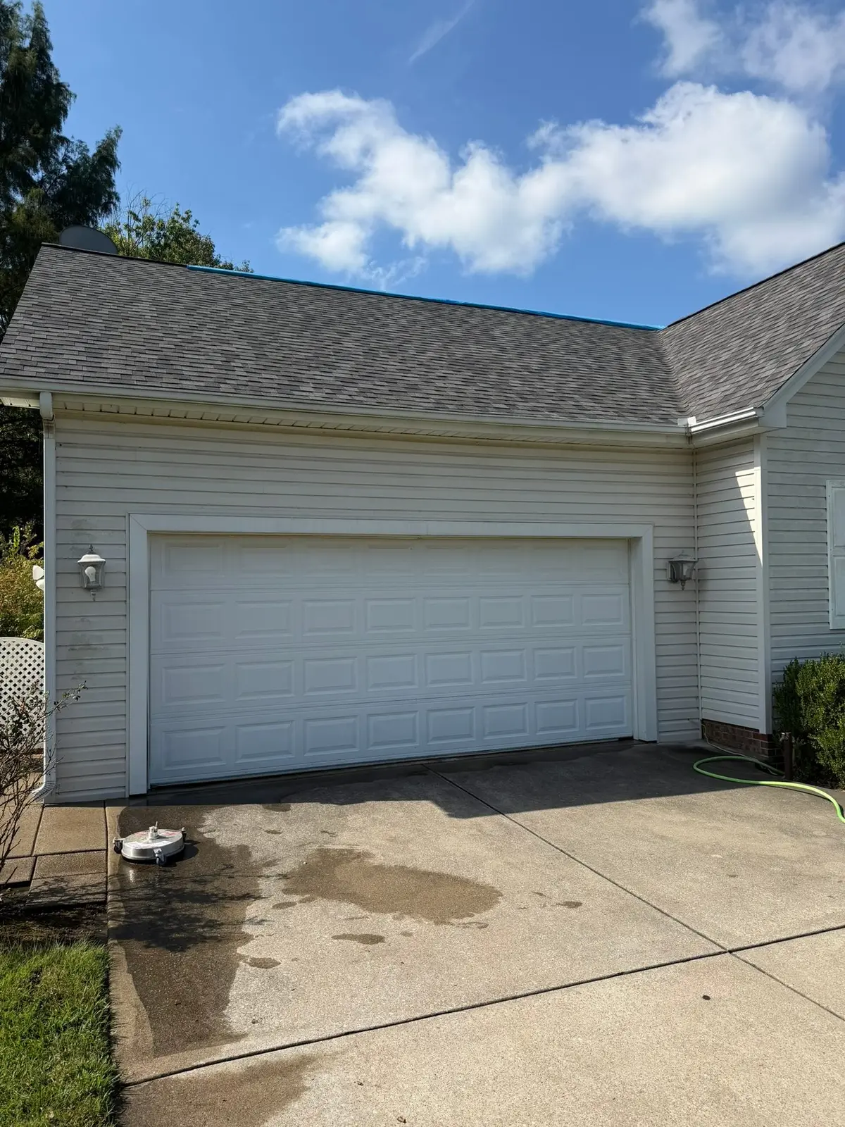 Vinyl-Sided House Washing and Exterior Photos — progress photo 3
