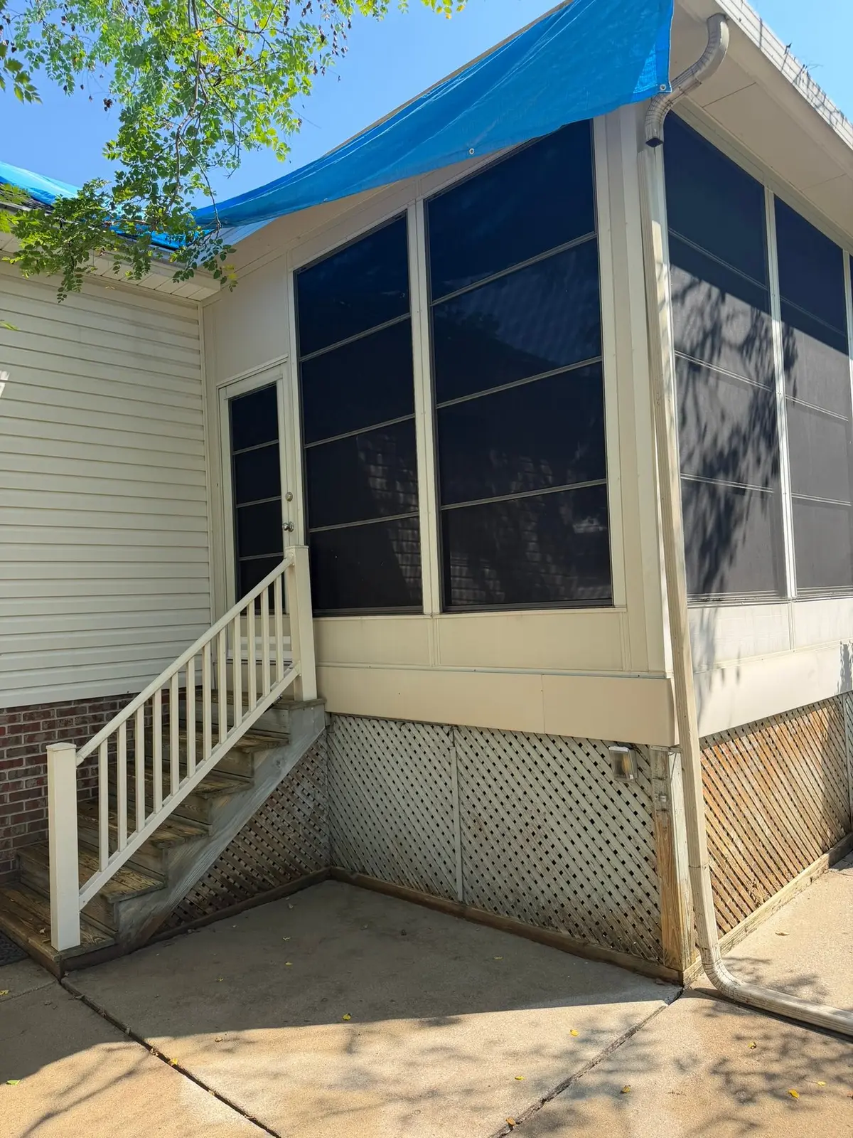 Vinyl-Sided House Washing and Exterior Photos — Progress photo 10
