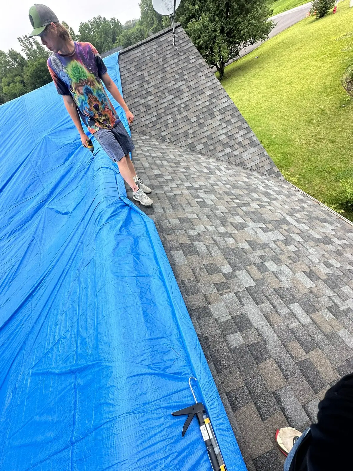 Emergency Roof Tarping & Repairs